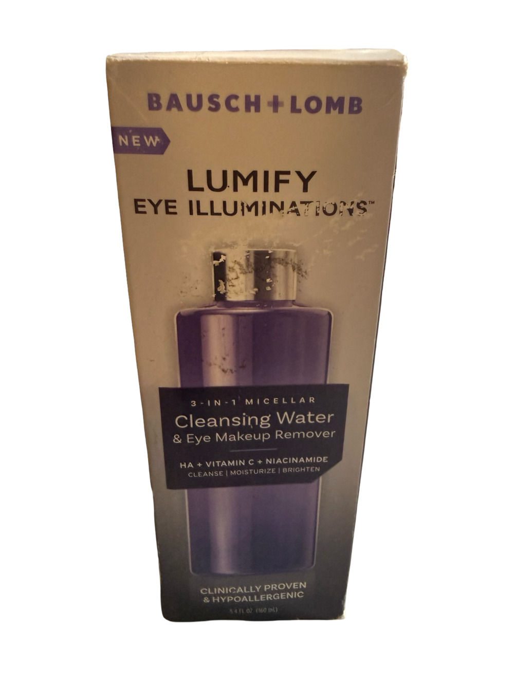 Bausch + Lomb Lumify Eye Illuminations 3-in-1 Micellar Cleansing Water